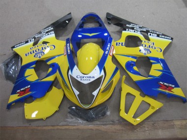 Giallo Blu Corona Extra Kit Carenatura GSXR 600 K4 2004-2005