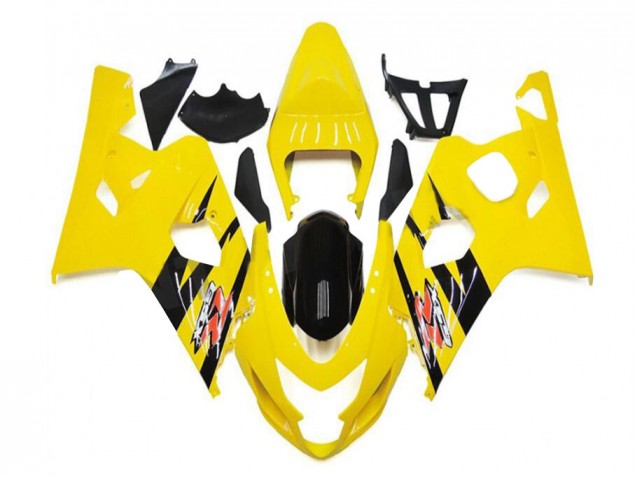 Giallo Nero ABS Kit Carenatura GSXR 600 / 750 K4 2004-2005 Giallo Nero ABS Kit Carenatura GSXR 600 / 750 K4 2004-2005