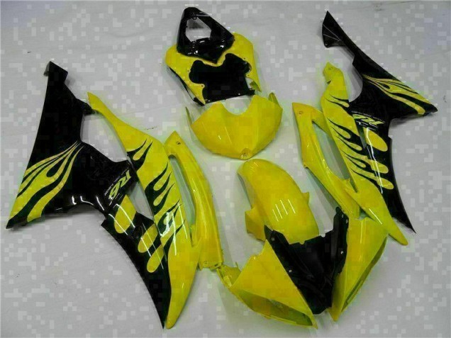 Giallo Nero ABS Kits Carena R6 2008-2016 Giallo Nero ABS Kits Carena R6 2008-2016