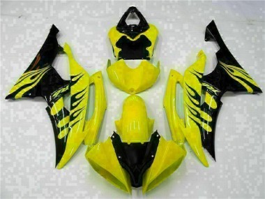Giallo Nero ABS Kits Carena R6 2008-2016
