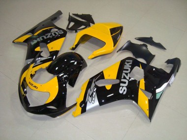 Giallo Nero Carene GSXR 750 K1 K2 K3 2001-2003