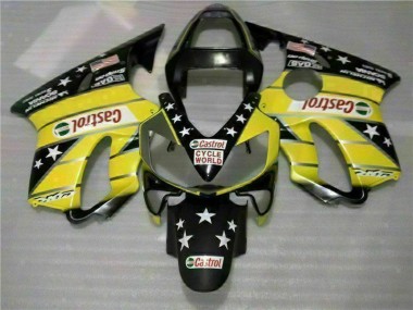 Giallo Nero Castrol Cycle World Carene CBR 600 F4i 2001-2003