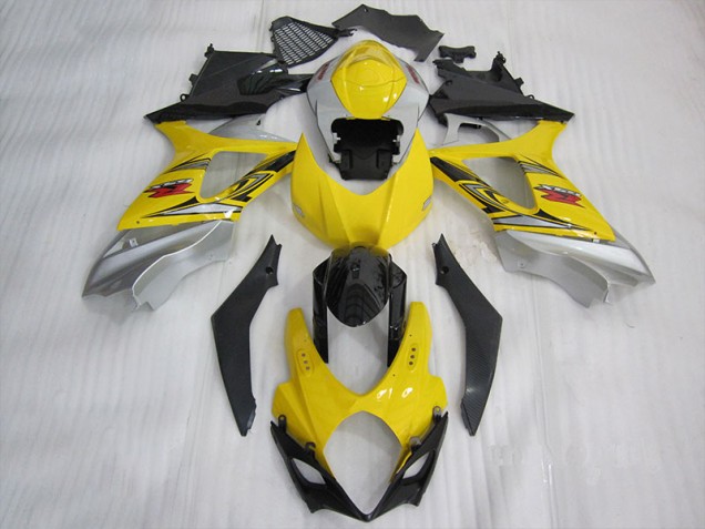 Giallo Nero Kit Carena & Plastica GSXR 1000 K7 2007-2008 Giallo Nero Kit Carena & Plastica GSXR 1000 K7 2007-2008