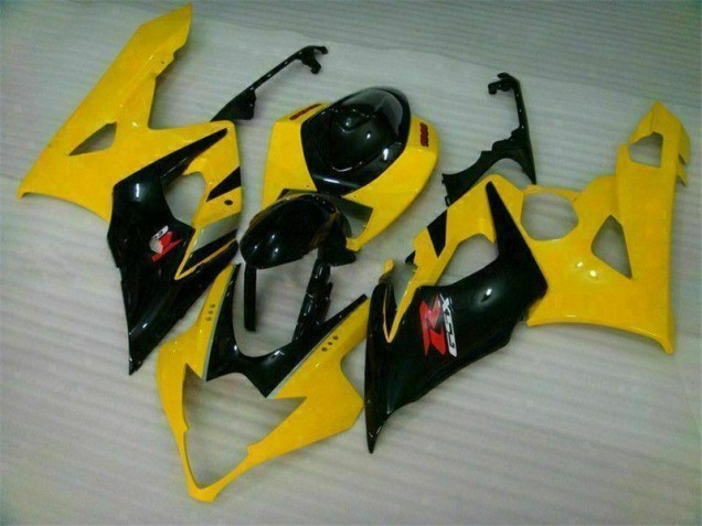 Giallo Nero Kit Carene Completa GSXR 1000 K5 2005-2006 Giallo Nero Kit Carene Completa GSXR 1000 K5 2005-2006