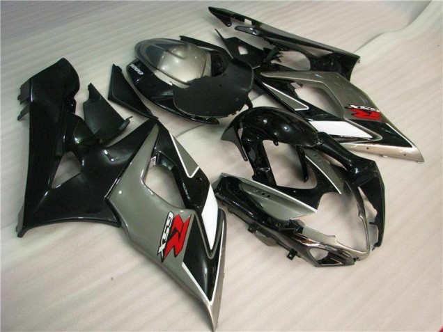 Grigio Nero Kits Carenatura Completa GSXR 1000 K5 2005-2006 Grigio Nero Kits Carenatura Completa GSXR 1000 K5 2005-2006