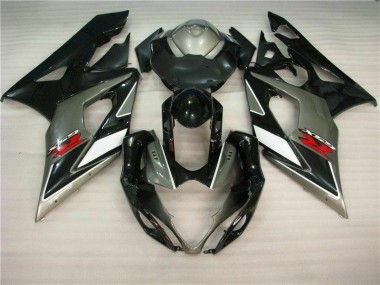 Grigio Nero Kits Carenatura Completa GSXR 1000 K5 2005-2006