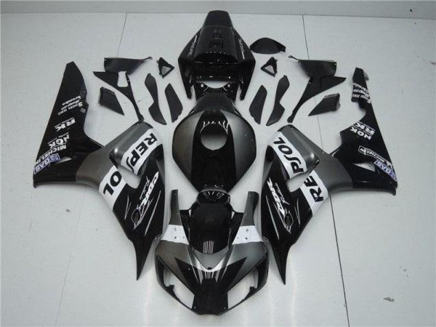 Grigio Nero Repsol ABS Plastica & Carenatura CBR 1000 RR 2004-2005 Grigio Nero Repsol ABS Plastica & Carenatura CBR 1000 RR 2004-2005
