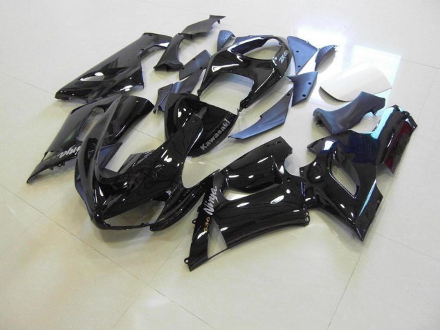 Lucido Nero Argento Decalcomanie Carene ZX6R 2005-2006 Lucido Nero Argento Decalcomanie Carene ZX6R 2005-2006