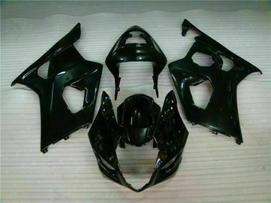 Lucido Nero Kits Carenatura Iniezione GSXR 1000 K3 2003-2004