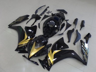 Lucido Nero Oro Adesivo Carene CBR 1000 RR 2012-2016