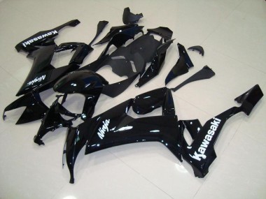 Lucido Nero con Bianco Adesivo Carene ZX10R 2008-2010