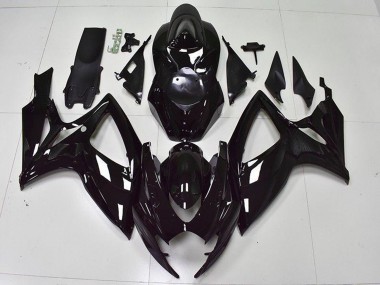 Kit Carene Moto ABS Suzuki GSXR 600/750 2006-2007 - Nero Lucido