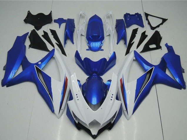 Carene Moto Suzuki GSXR 600/750 2008-2010 - Bianco Blu