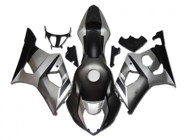 Carene Moto Suzuki GSXR 1000 2003-2004 - Argento Grigio Nero