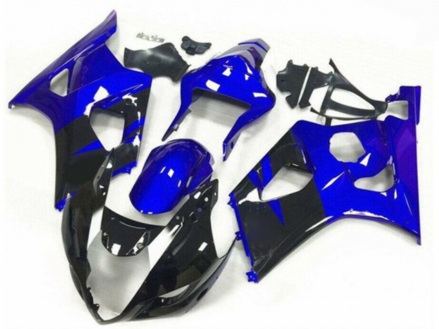 Carene Moto Suzuki GSXR 1000 2003-2004 - Blu Nero Lucido Banda