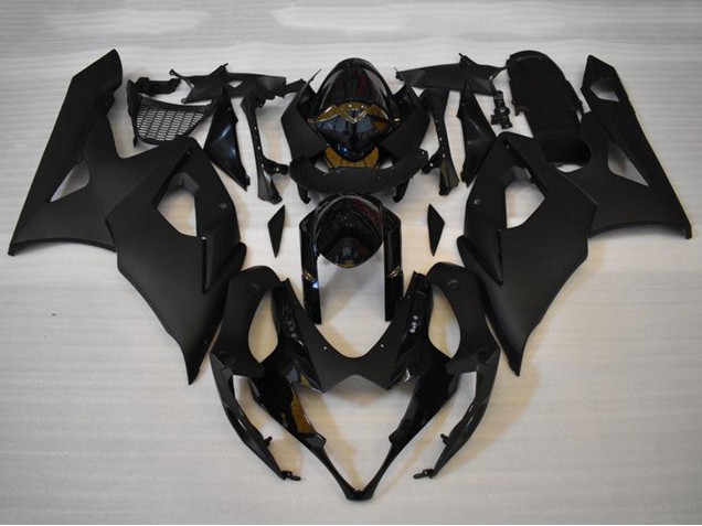 Kit Carene Moto Completo Suzuki GSXR 1000 2005-2006 - Nero Lucido Nero Opaco