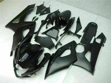 Kit Carene Moto ABS Suzuki GSXR 1000 2005-2006 - Nero Lucido Nero Opaco