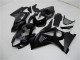 Carene Moto Suzuki GSXR 1000 2007-2008 - Nero Lucido Nero Opaco No Decal