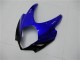 Carene Moto Suzuki GSXR 1000 2007-2008 - Bianco Blu Nero No Decal