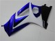 Carene Moto Suzuki GSXR 1000 2007-2008 - Bianco Blu Nero No Decal