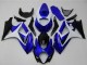 Carene Moto Suzuki GSXR 1000 2007-2008 - Bianco Blu Nero No Decal