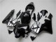 Carene Moto Honda CBR600RR 2003-2004 - Argento Nero Lucido Banda