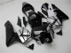 Carene Moto Honda CBR600RR 2003-2004 - Argento Nero Lucido Banda
