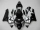 Carene Moto Honda CBR600RR 2003-2004 - Argento Nero Lucido Banda