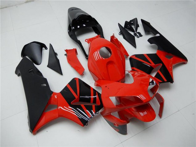 Carene Moto Honda CBR600RR 2003-2004 - Rosso Nero Lucido OEM Stile