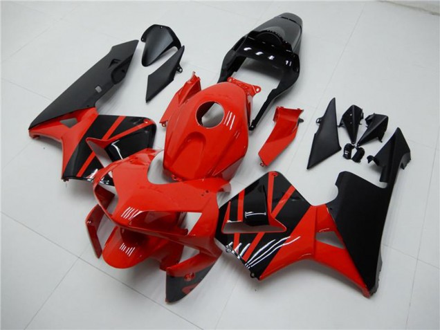 Carene Moto Honda CBR600RR 2003-2004 - Rosso Nero Lucido OEM Stile