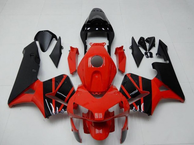 Carene Moto Honda CBR600RR 2003-2004 - Rosso Nero Lucido OEM Stile