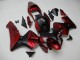 Carene Moto Honda CBR600RR 2003-2004 - Rosso Nero Opaco Banda