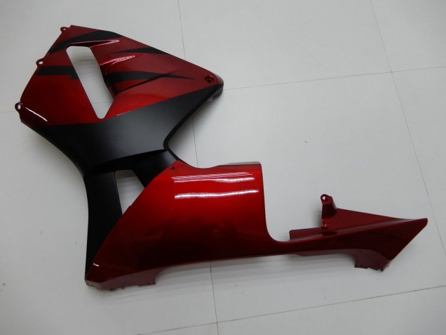 Carene Moto Honda CBR600RR 2003-2004 - Rosso Nero Opaco Banda