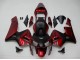 Carene Moto Honda CBR600RR 2003-2004 - Rosso Nero Opaco Banda