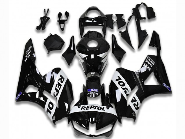 Carene Moto Honda CBR600RR 2013-2026 - Nero Lucido Bianco Repsol
