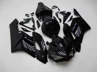 Carene Moto Honda CBR1000RR 2004-2005 - Nero Lucido Nero Opaco
