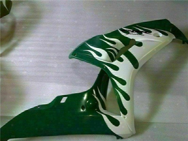 Carene Moto Honda CBR1000RR 2006-2007 - Bianco Verde Fiamma