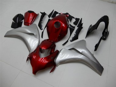 Carene Moto Honda CBR1000RR 2008-2011 - Argento Rosso Bordeaux