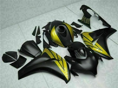 Carene Moto Honda CBR1000RR 2008-2011 - Nero Opaco Oro