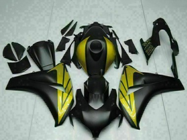 Carene Moto Honda CBR1000RR 2008-2011 - Nero Opaco Oro