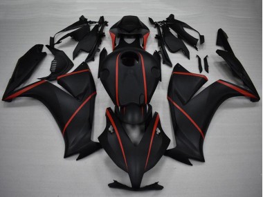 Carene Moto Honda CBR1000RR 2012-2016 - Nero Opaco Rosso