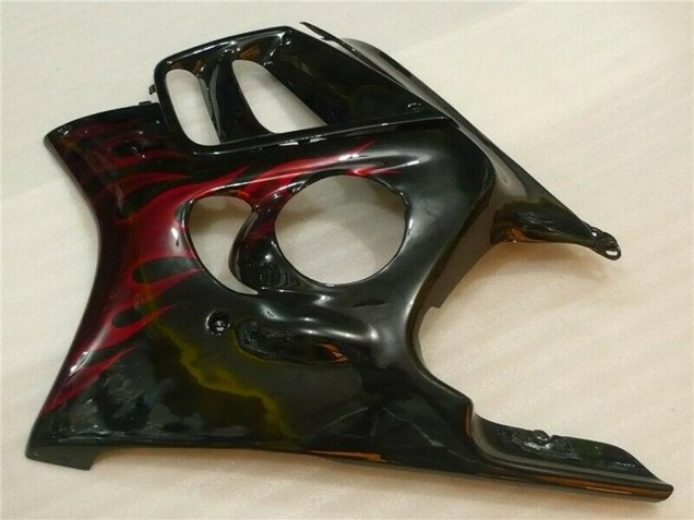 Carene Moto Honda CBR600 F3 1995-1996 - Nero Lucido Rosso Fiamma