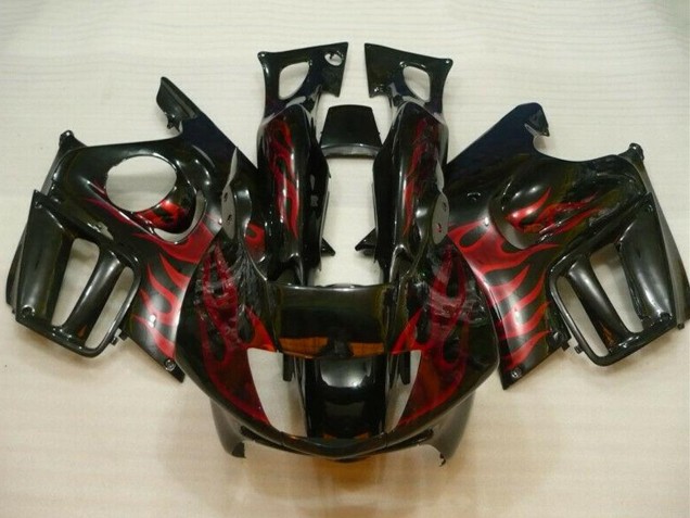 Carene Moto Honda CBR600 F3 1995-1996 - Nero Lucido Rosso Fiamma