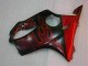 Carene Moto Honda CBR600 F4i 2004-2007 - Nero Lucido Rosso Fiamma