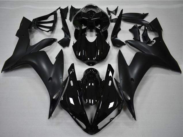 Carene Moto Yamaha YZF R1 2004-2006 - Nero Lucido Nero Opaco