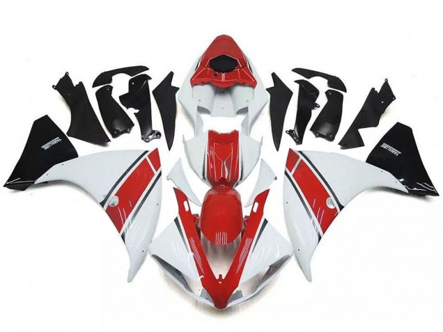 Carene Moto Yamaha YZF R1 2009-2011 - Bianco Rosso Nero
