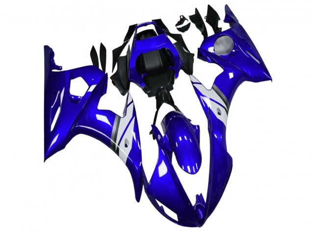 Carene Moto Yamaha YZF R6 2003-2004 - Blu Bianco