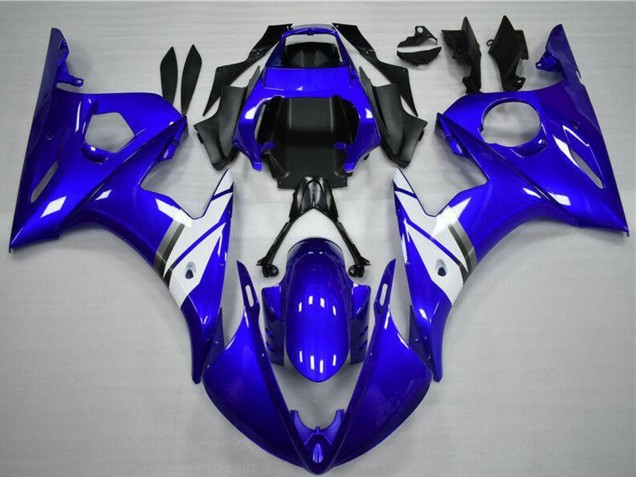 Carene Moto Yamaha YZF R6 2003-2004 - Blu Bianco