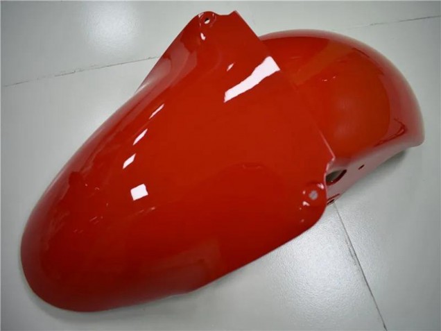 Carene Moto Kawasaki ZX6R 2000-2002 - Bianco Rosso Nero Lucido