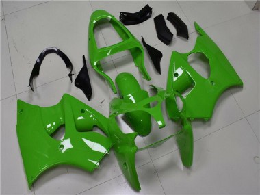 Carene Moto Kawasaki ZX6R 2000-2002 - Verde Nero